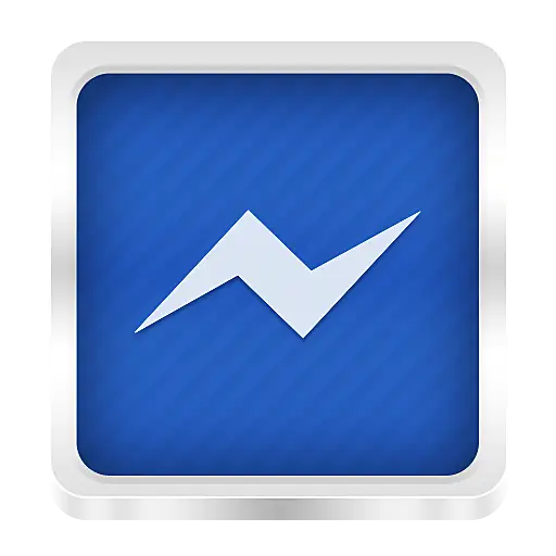 Blue Messenger App Icon