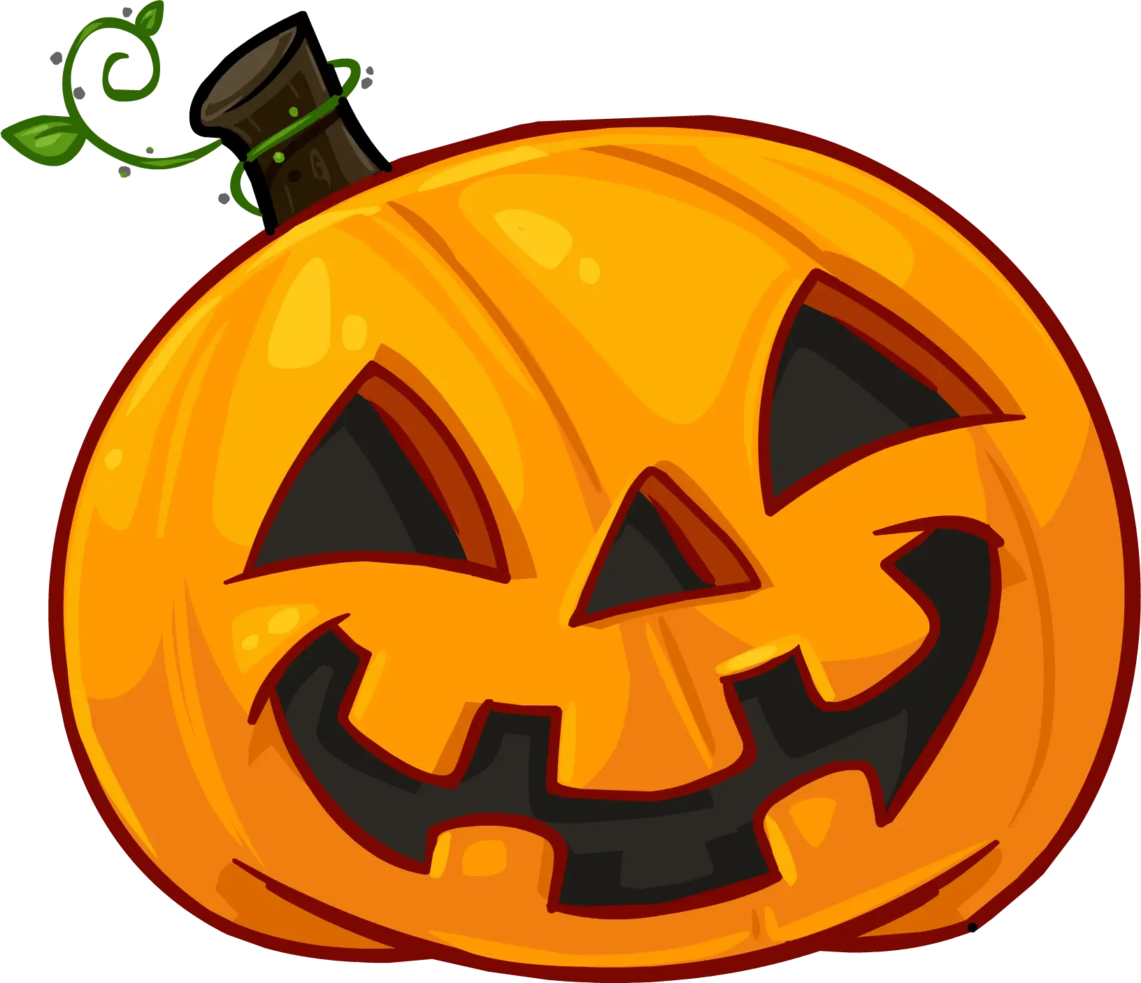 Jack-o&#039;-Lantern Cartoon Illustration