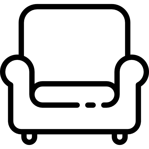 Minimalist Armchair Outline Artwork