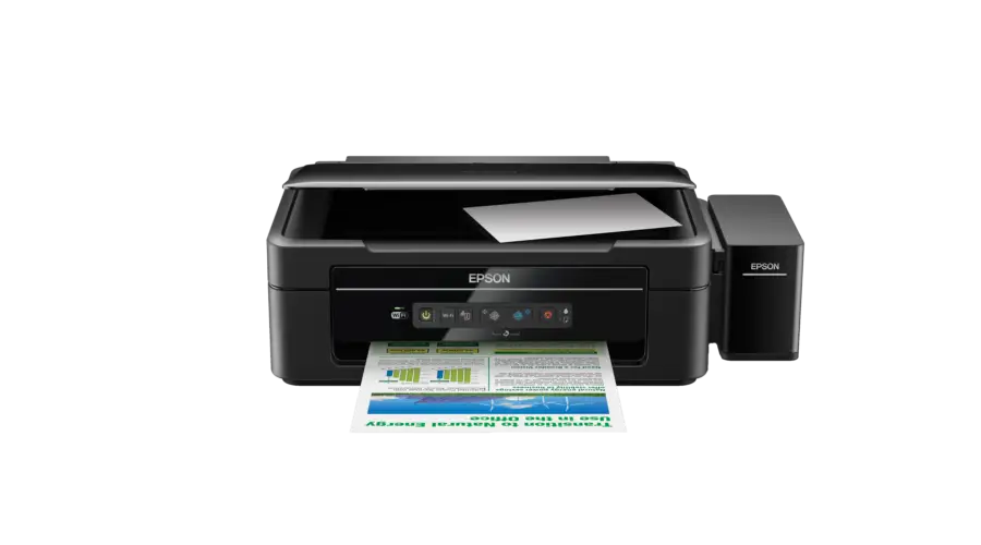 Modern Black Office Printer