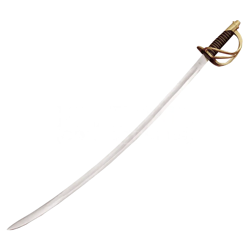 Classic Saber Sword with Curved Blade