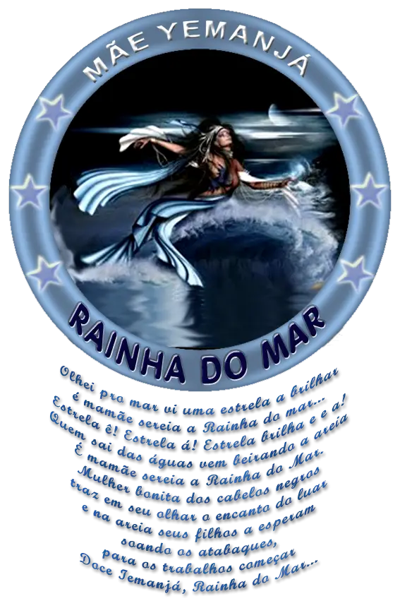 Yemanja Queen of the Sea Stamp