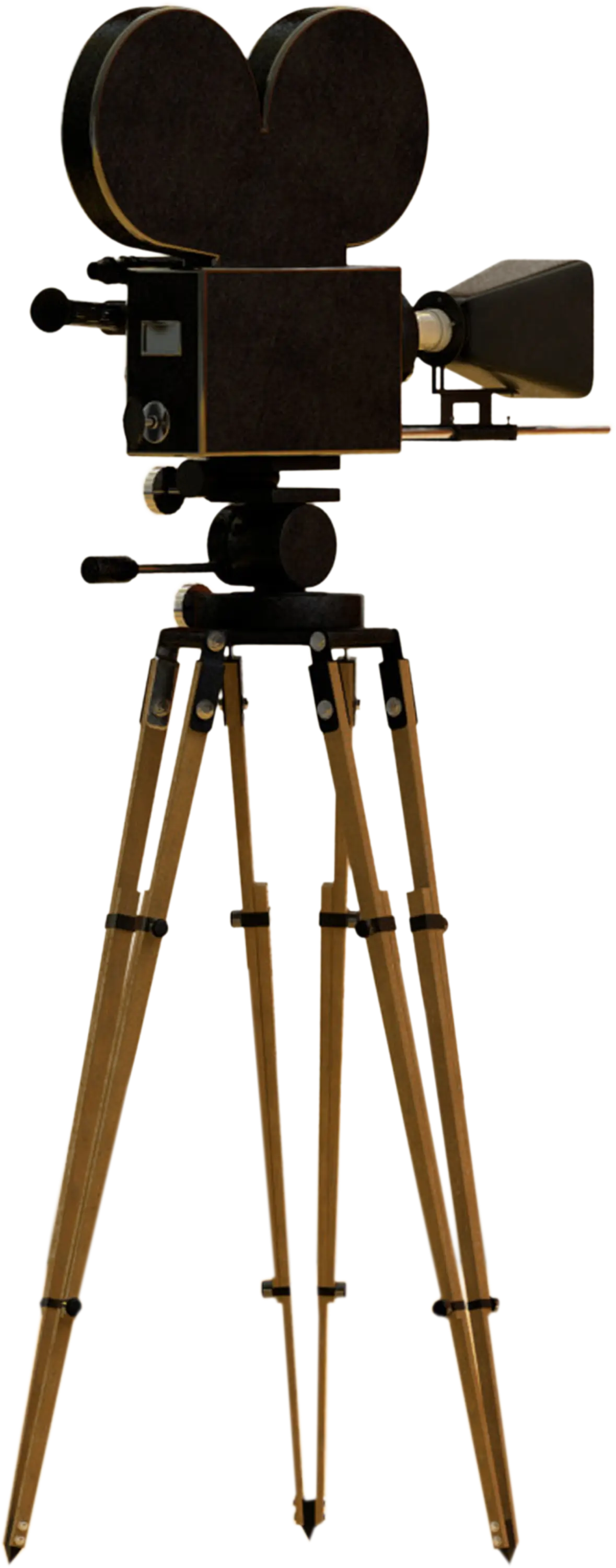Vintage Camera on Tripod