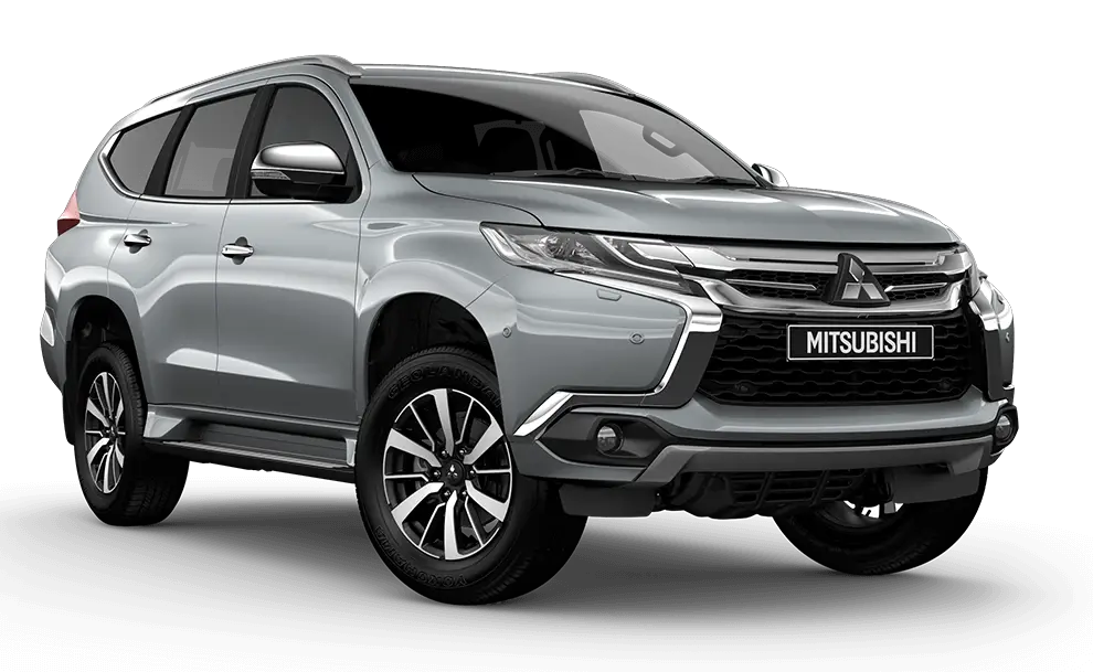 Silver Mitsubishi SUV Vehicle