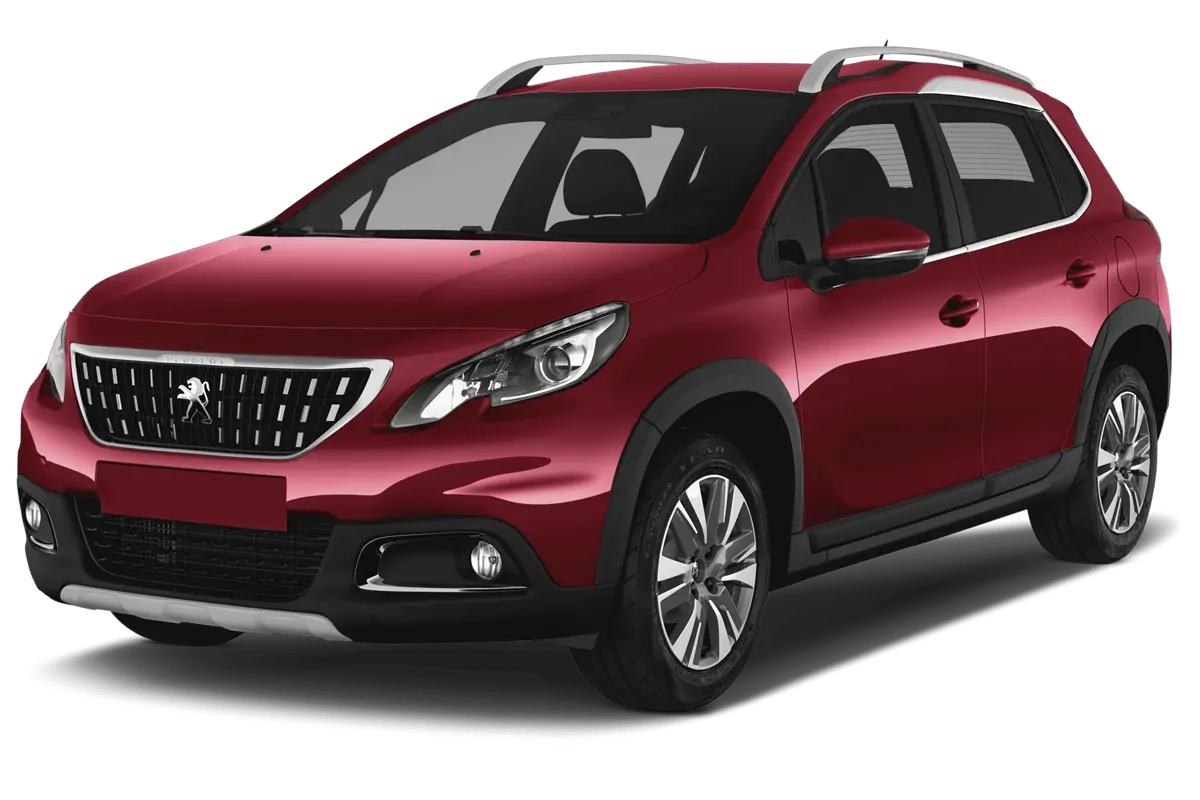 Shiny Red SUV with Modern Design Aesthetics