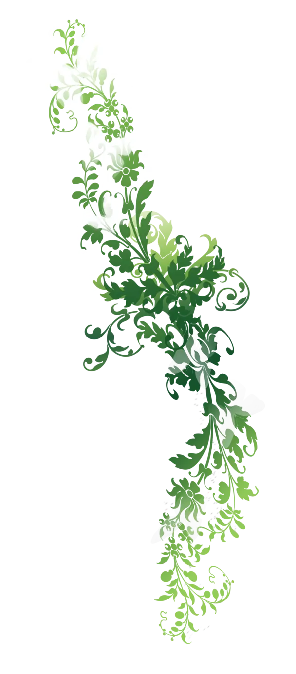 Beautiful Green Floral Design