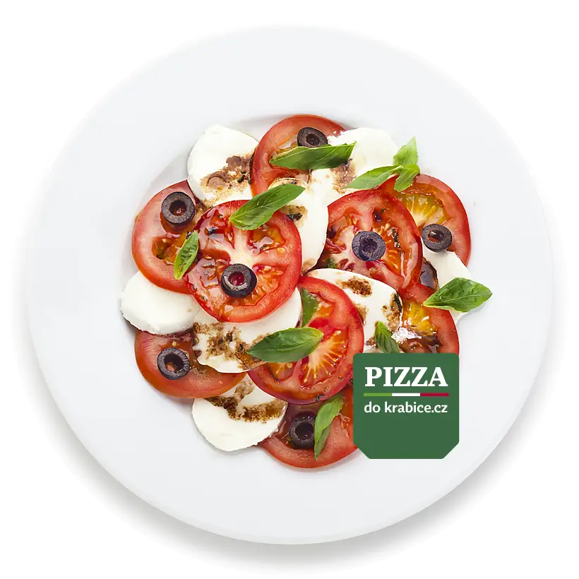 Tomato and Mozzarella Salad with Basil and Olives