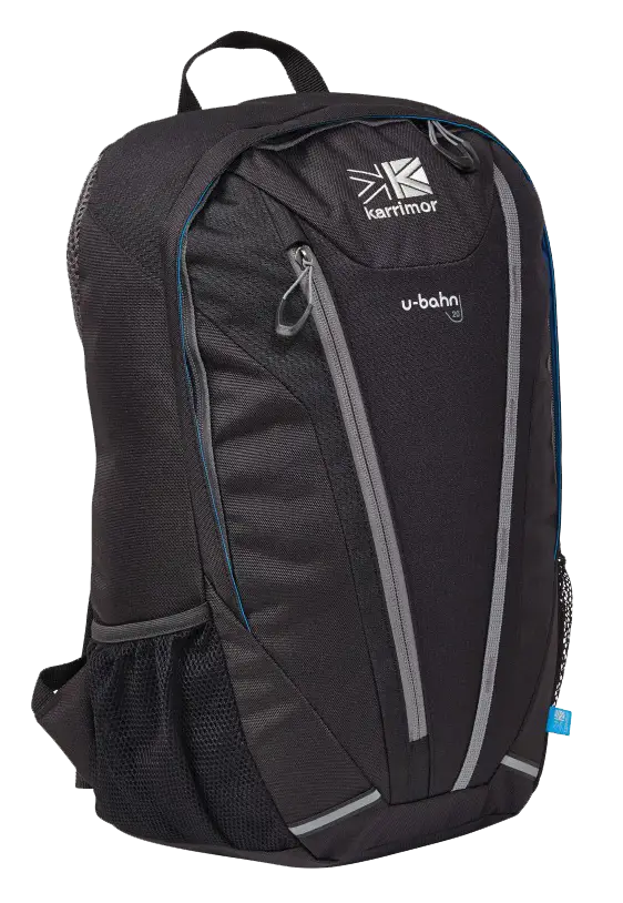Black Backpack with Modern Design