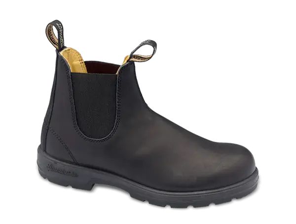 Classic Black Leather Chelsea Boot