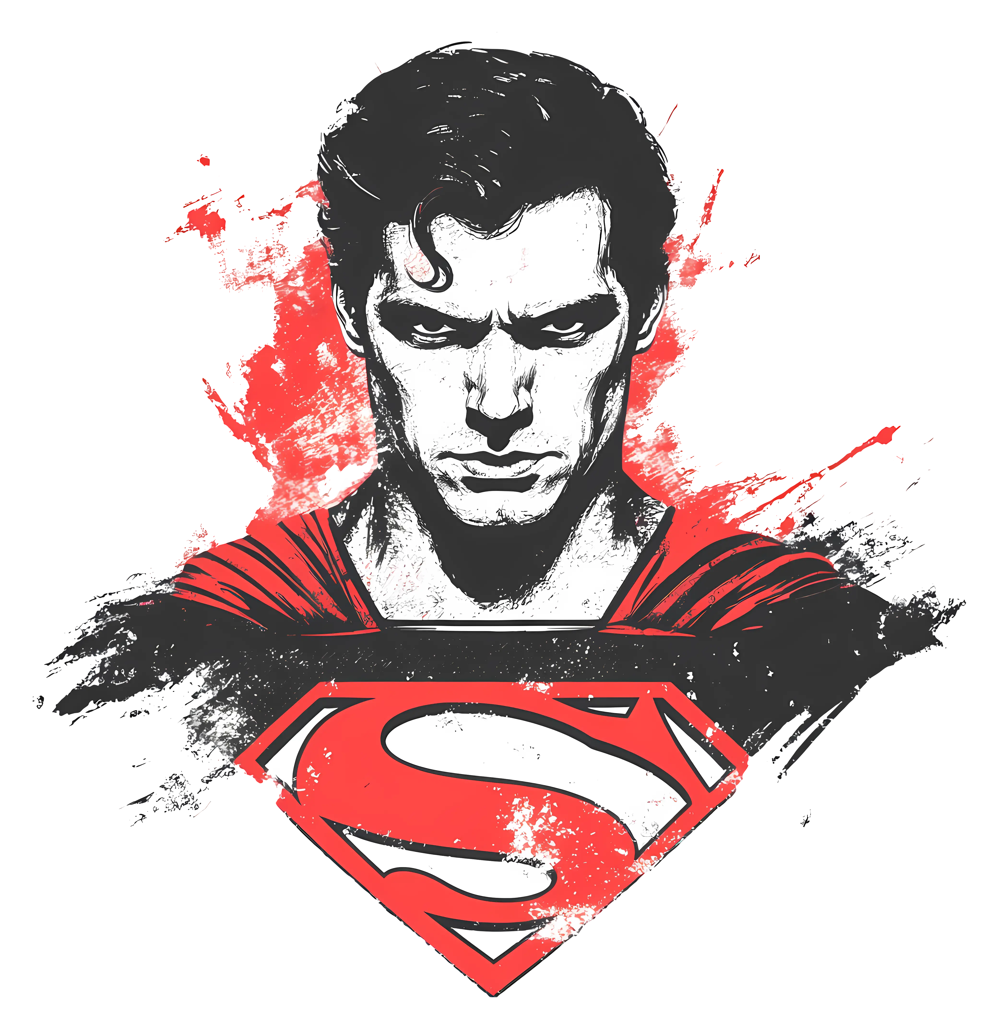 Superman Creative Graphic Illustration