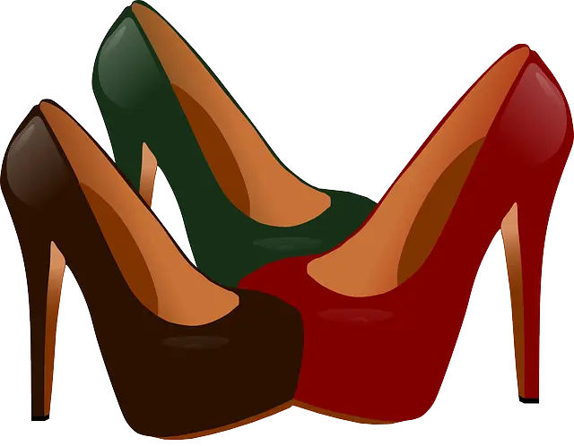 High-Heeled Shoes Illustration