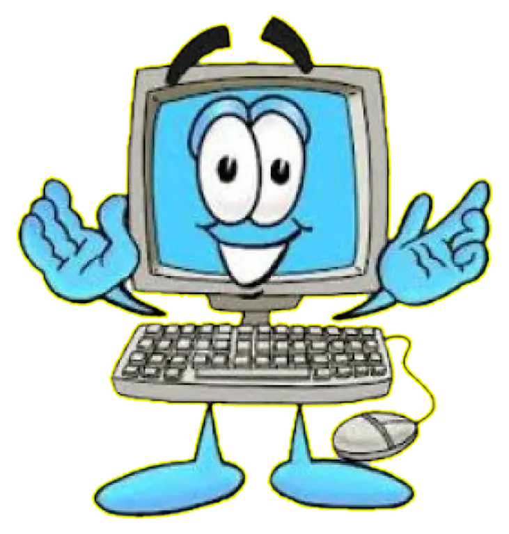 Cartoon Computer Character