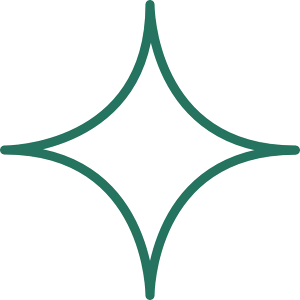 Green Star Outline Icon