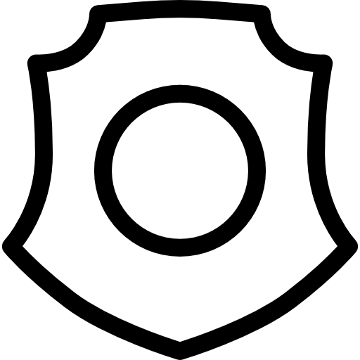 Shield Outline Symbol