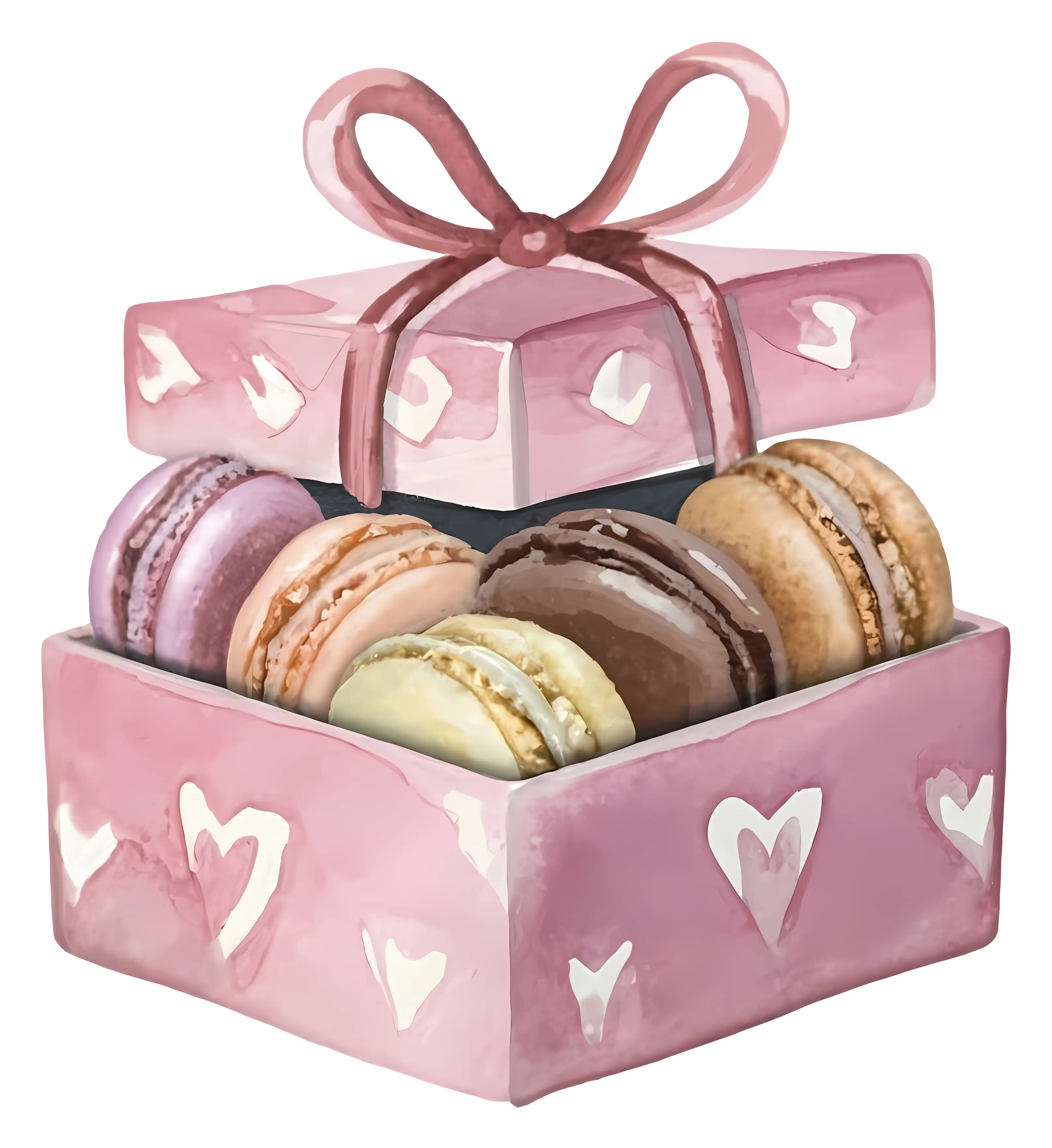 Macarons in a Gift Box
