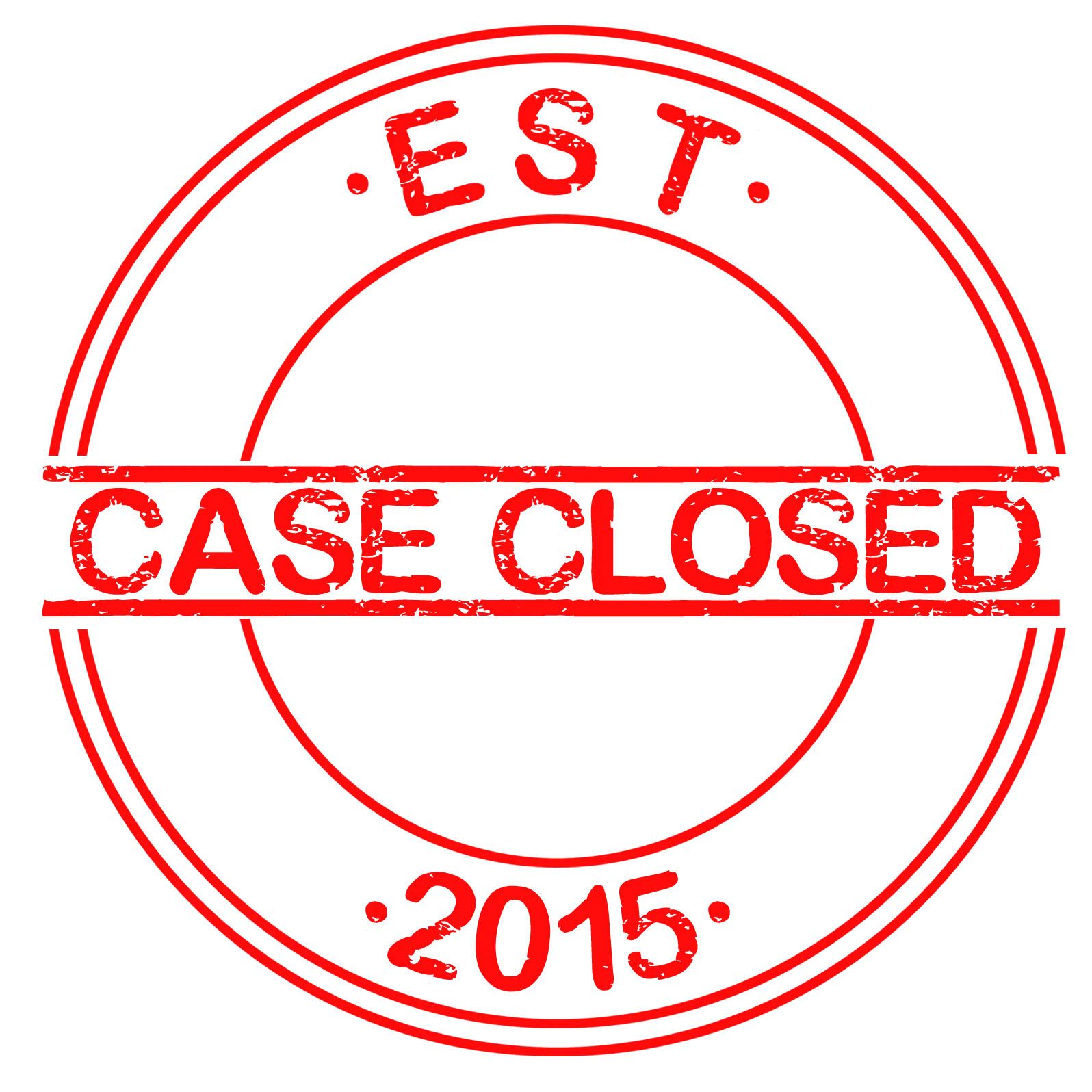 Case Closed Red Stamp