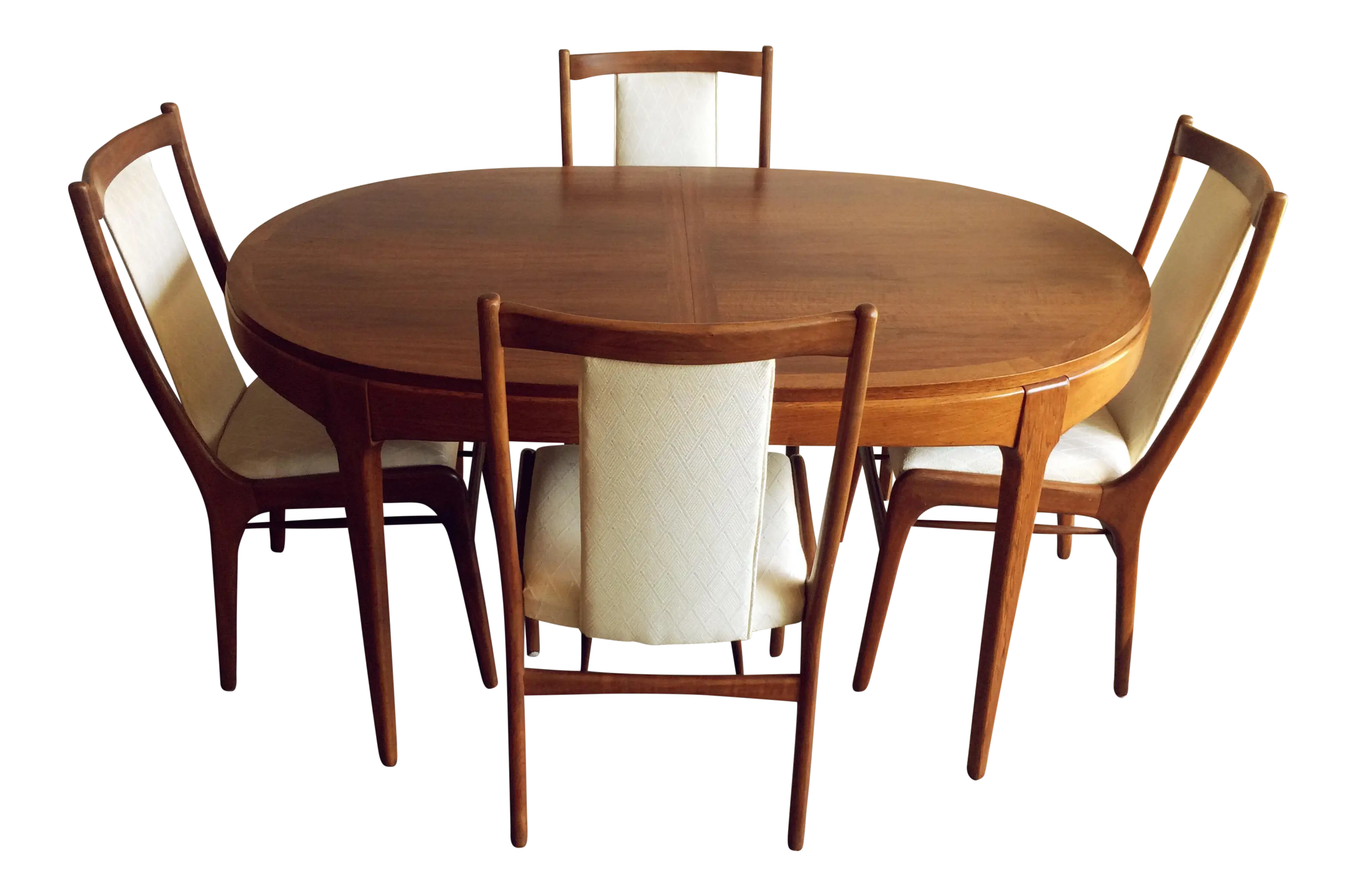 Round Wooden Table with Chairs for Dining Room