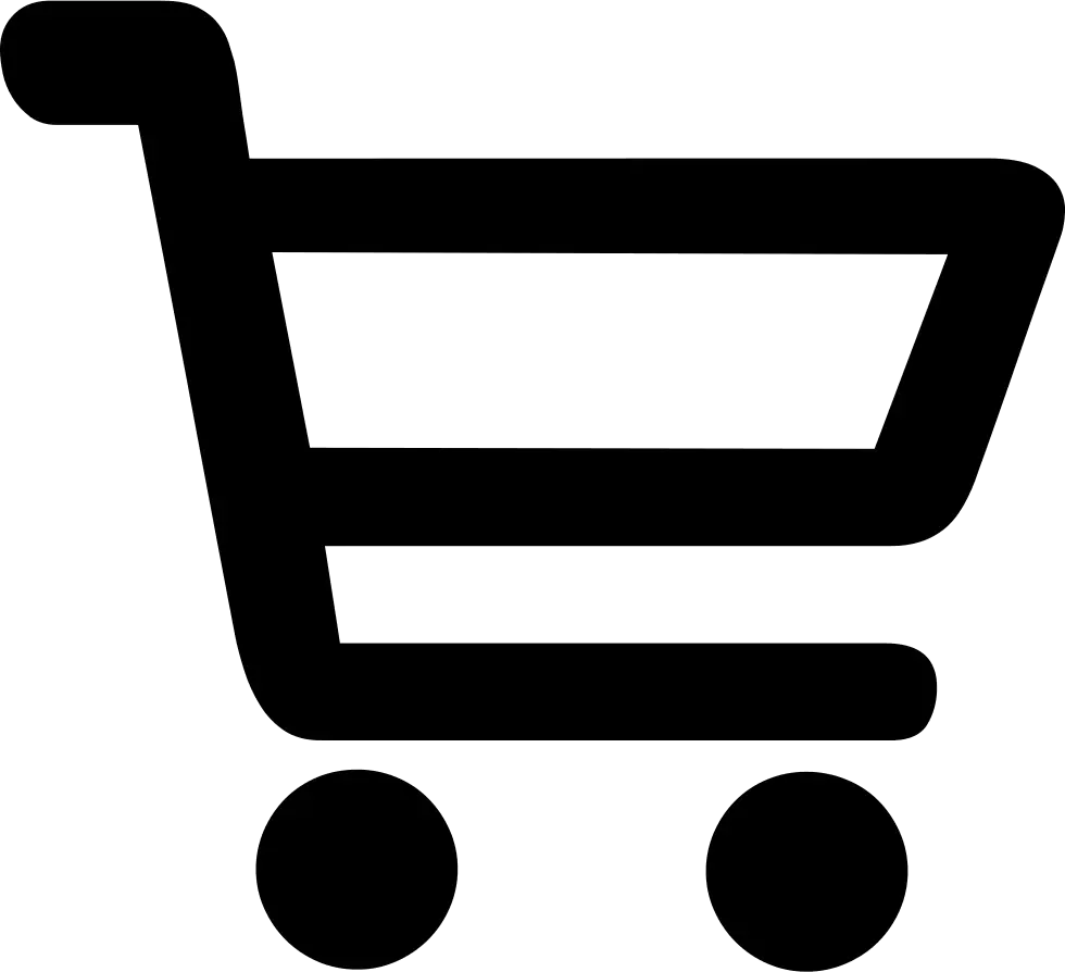Black Shopping Cart Icon