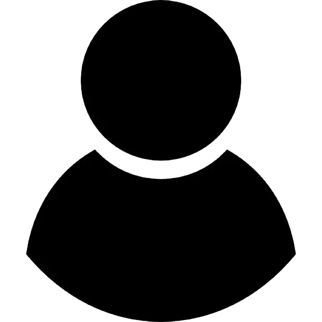 Black User Icon Symbol