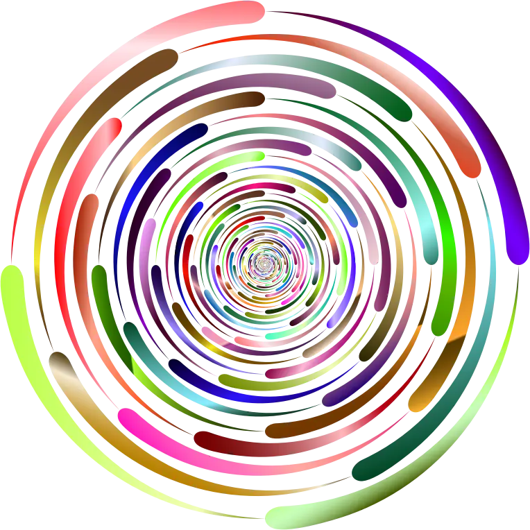Colorful Spiral Abstract Pattern