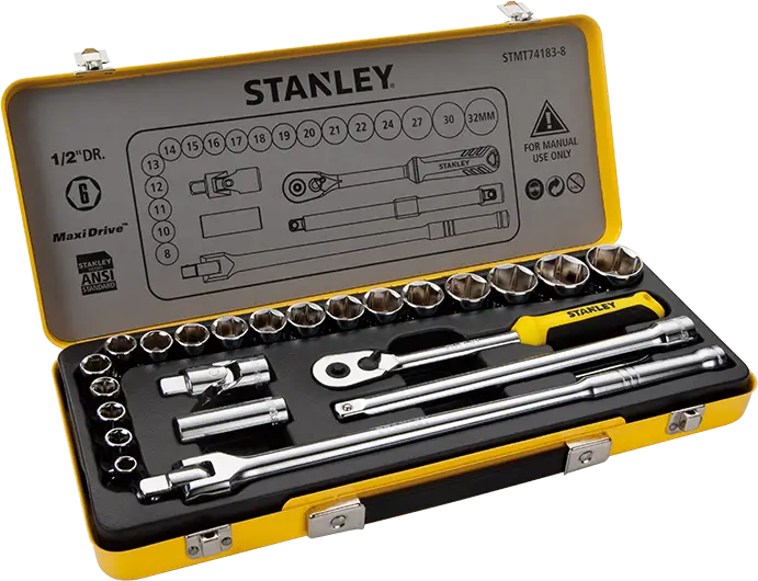 Comprehensive Stanley Tool Set for Mechanics