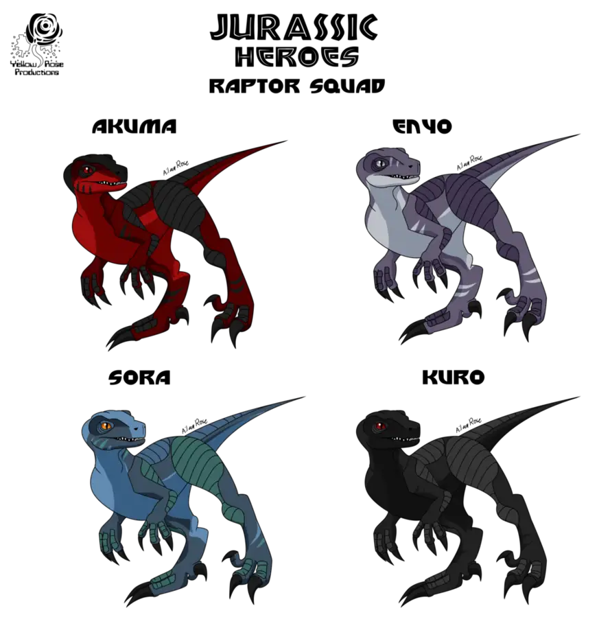 Jurassic Heroes Raptor Squad Cartoon