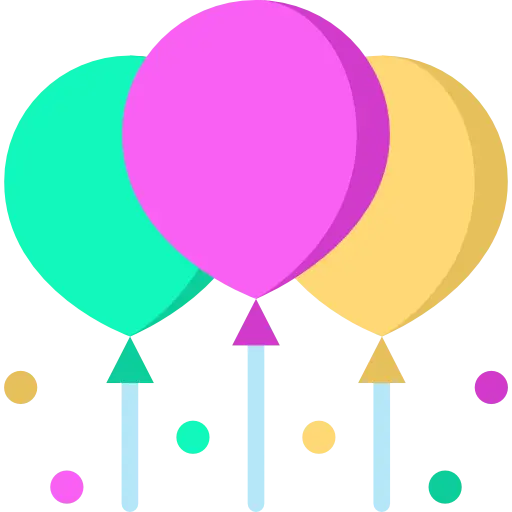 Colorful Balloons Illustration
