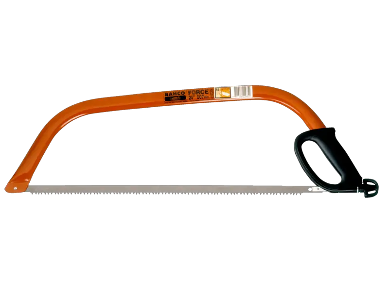 Orange Hacksaw with Black Ergonomic Handle