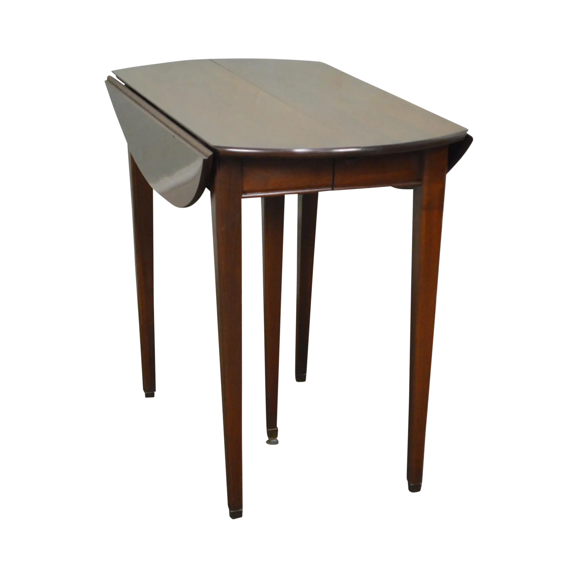 Drop-Leaf Wooden Table for Compact Spaces