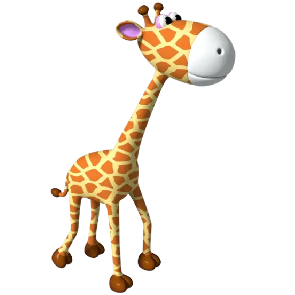 Cute Cartoon Giraffe Art