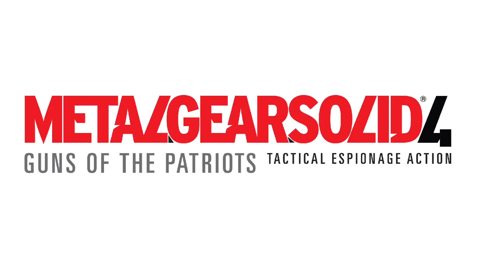 Metal Gear Solid 4 Logo