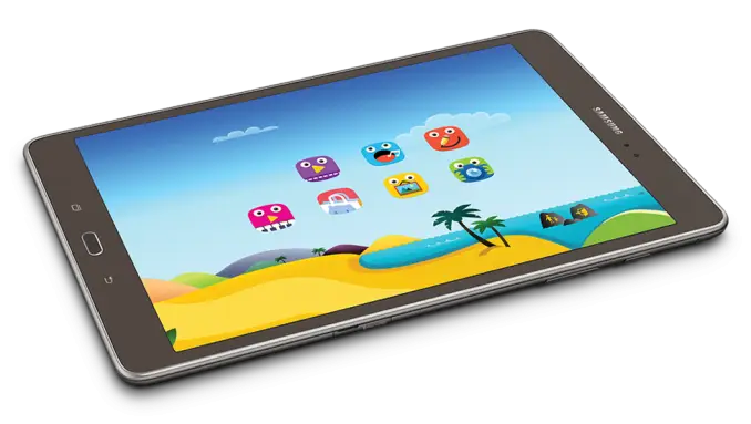 Tablet with Apps