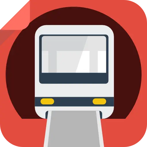 Modern Subway Train Icon