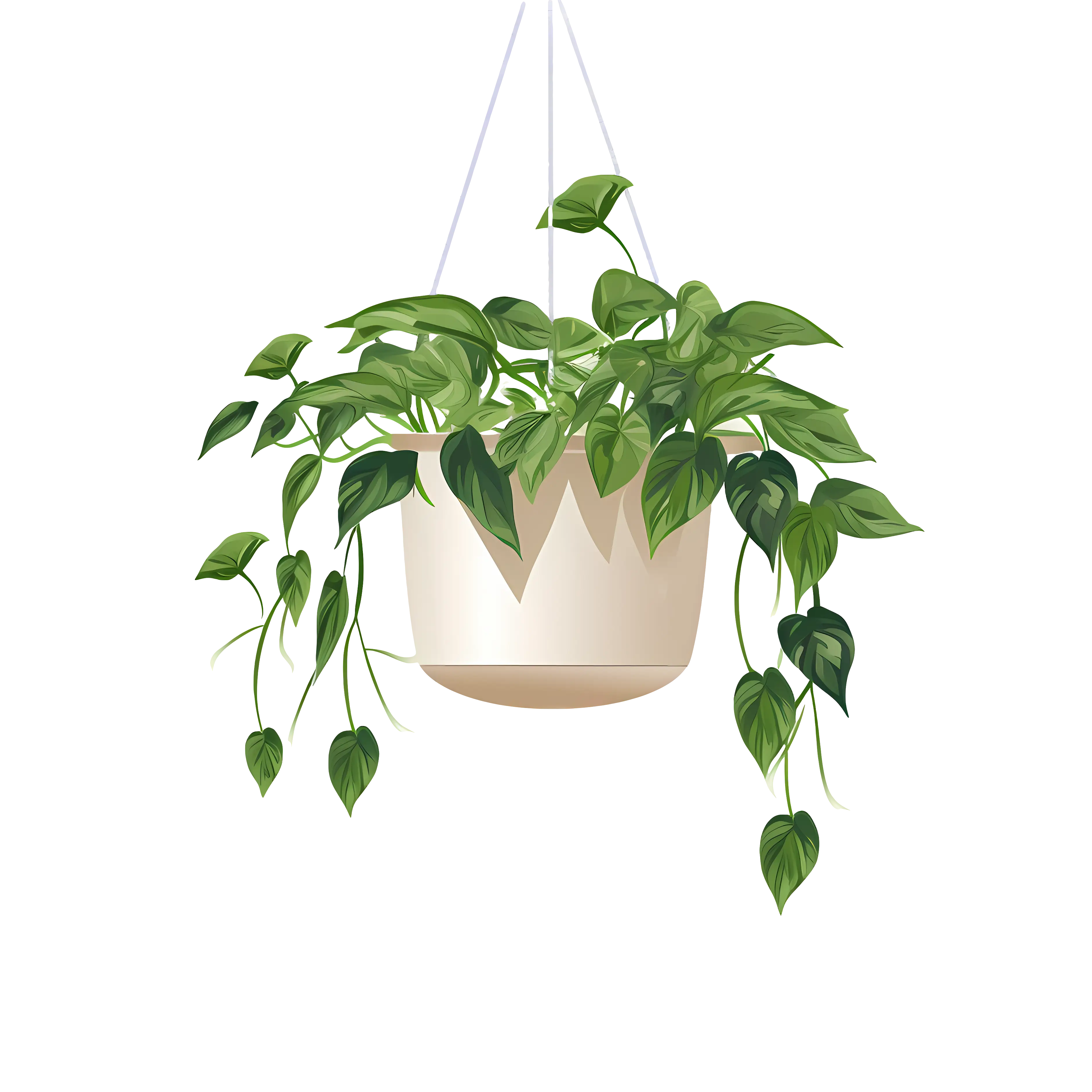 Hanging Potted Plant for Indoor Decor