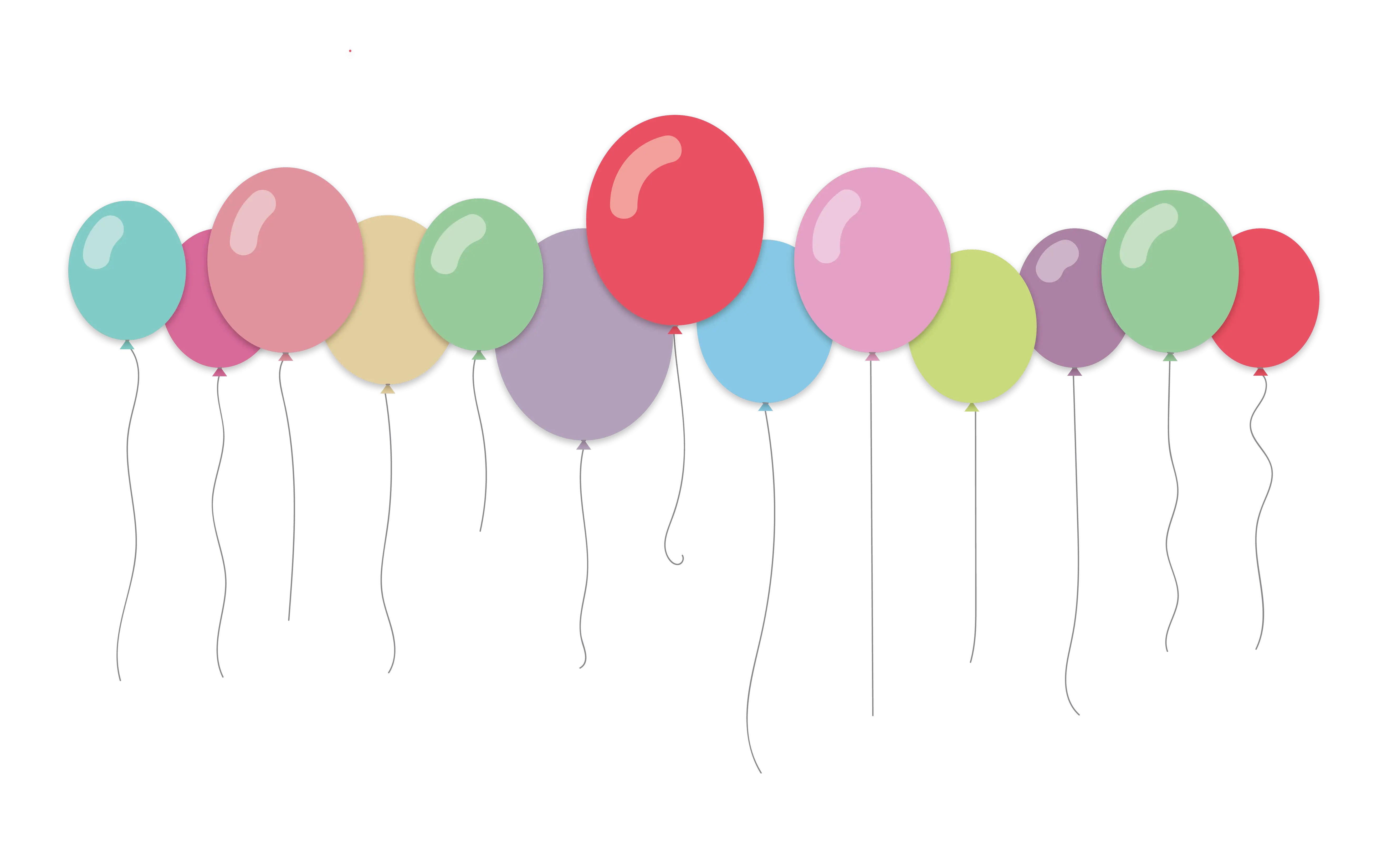 Colorful Party Balloons Decoration