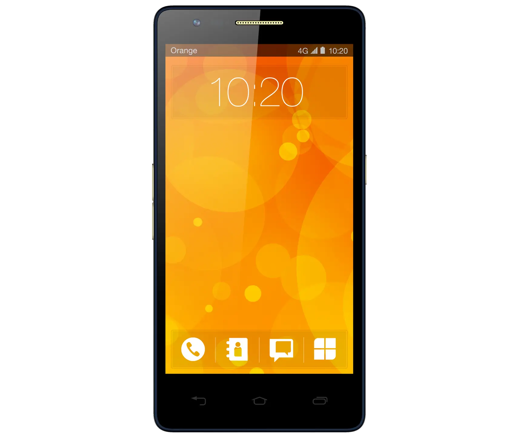 Modern Smartphone With Bright Display