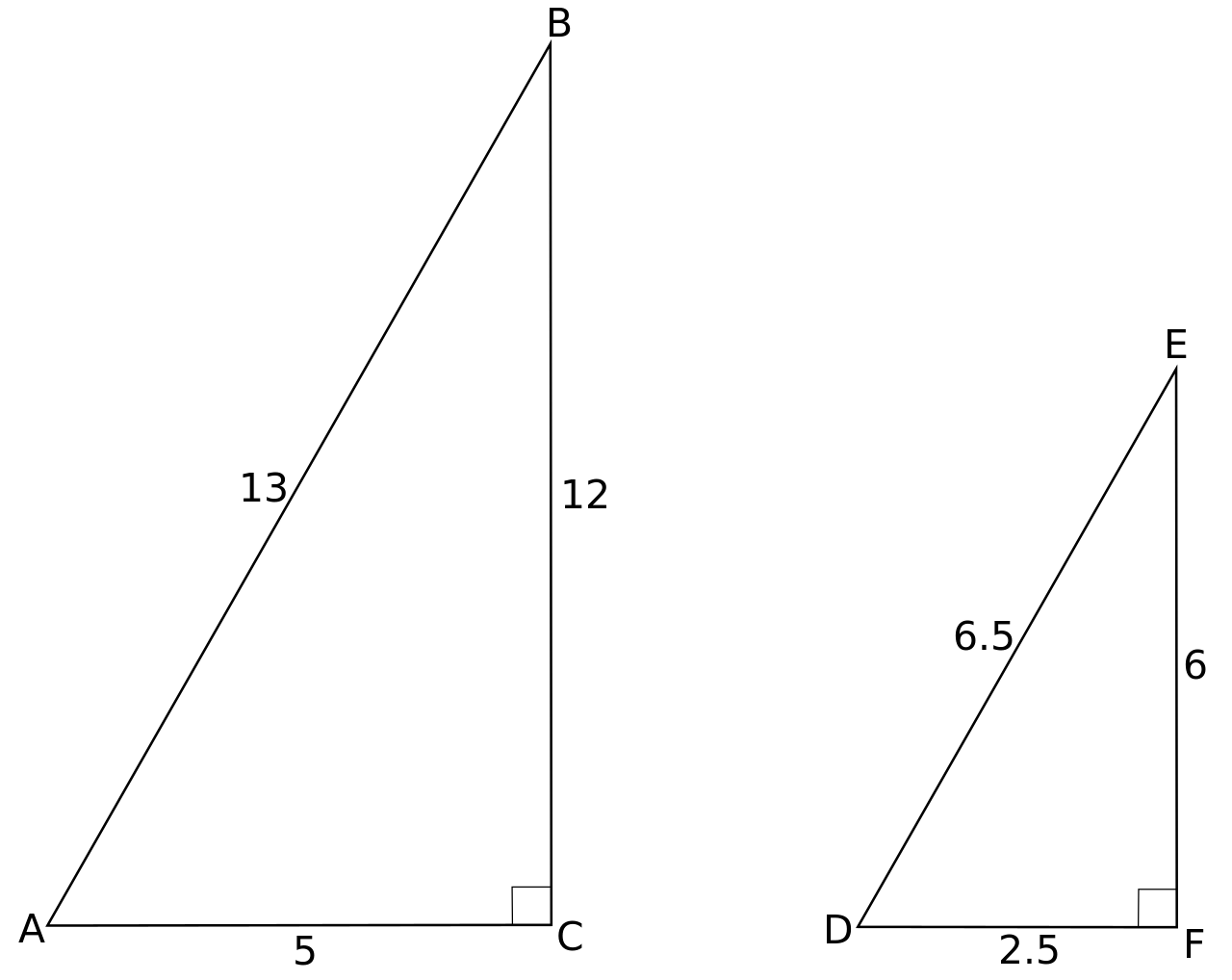 Similar Triangles in Geometric Illustration