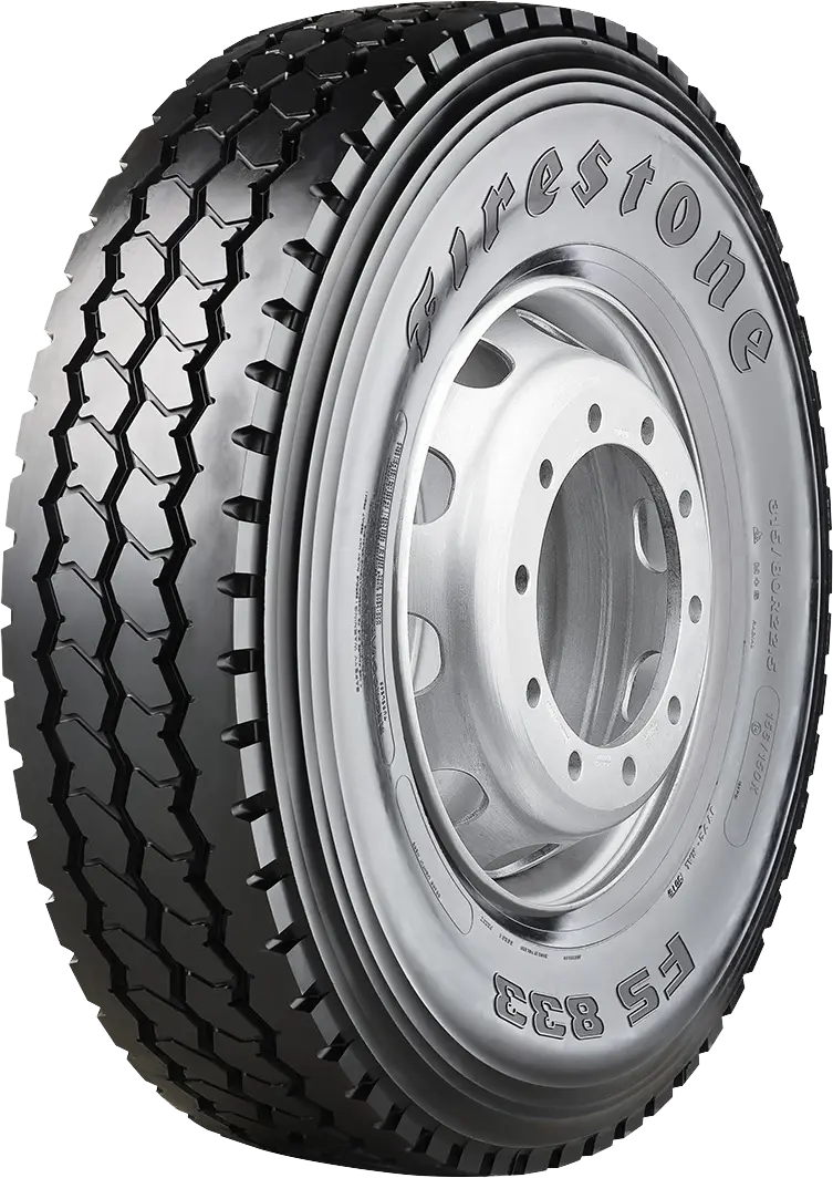 Close-up of a durable automotive tire