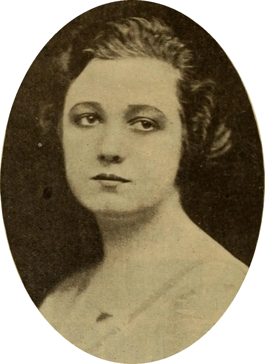 Vintage Black and White Portrait of a Woman