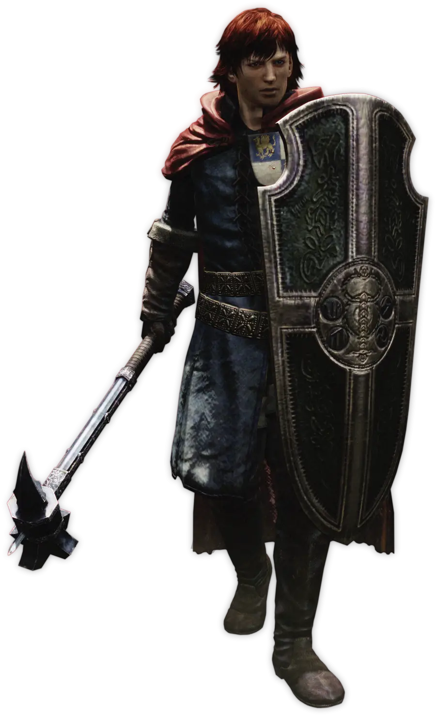 Knight with Shield and Mace
