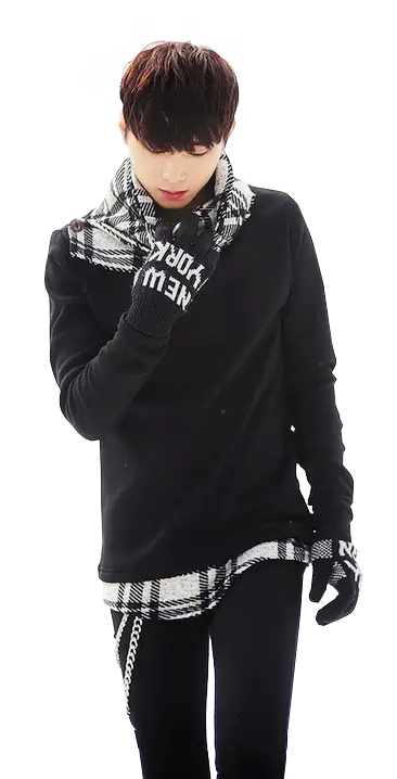 Man in Winter Outfit