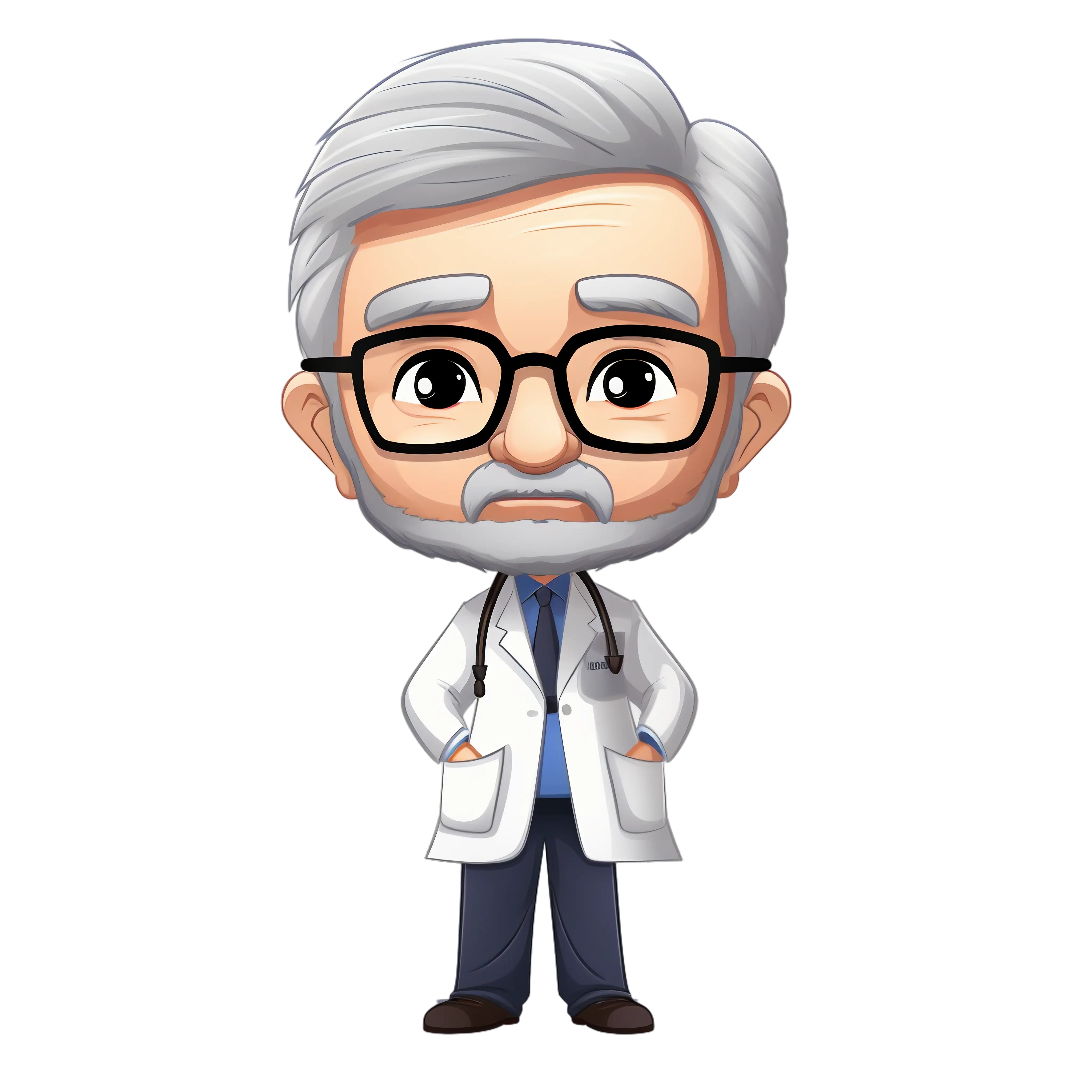 Cartoon Doctor Character Illustration