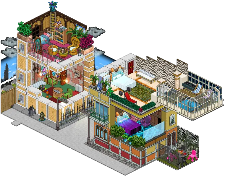 Detailed Isometric Design of a House