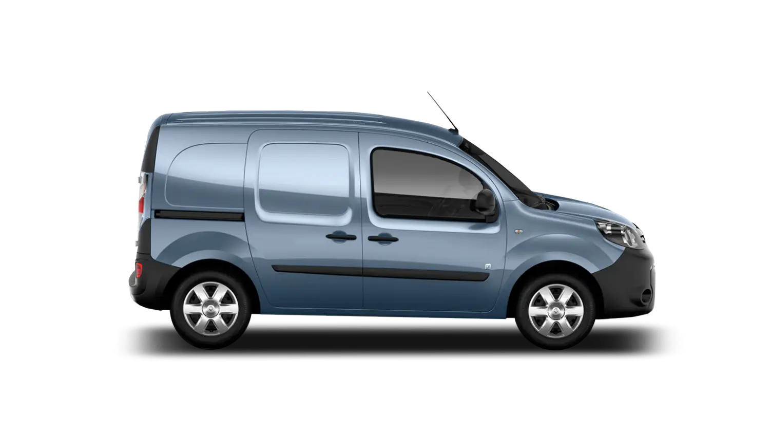 Compact Blue Delivery Van