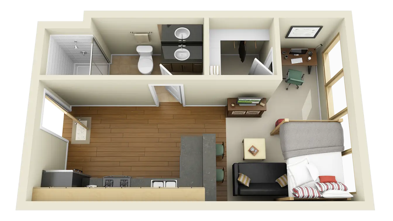 Modern Apartment Layout Design
