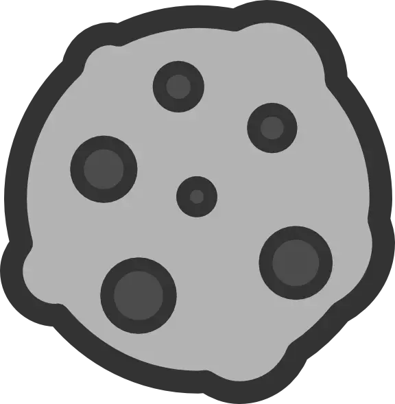 Simple Grey Cookie Illustration