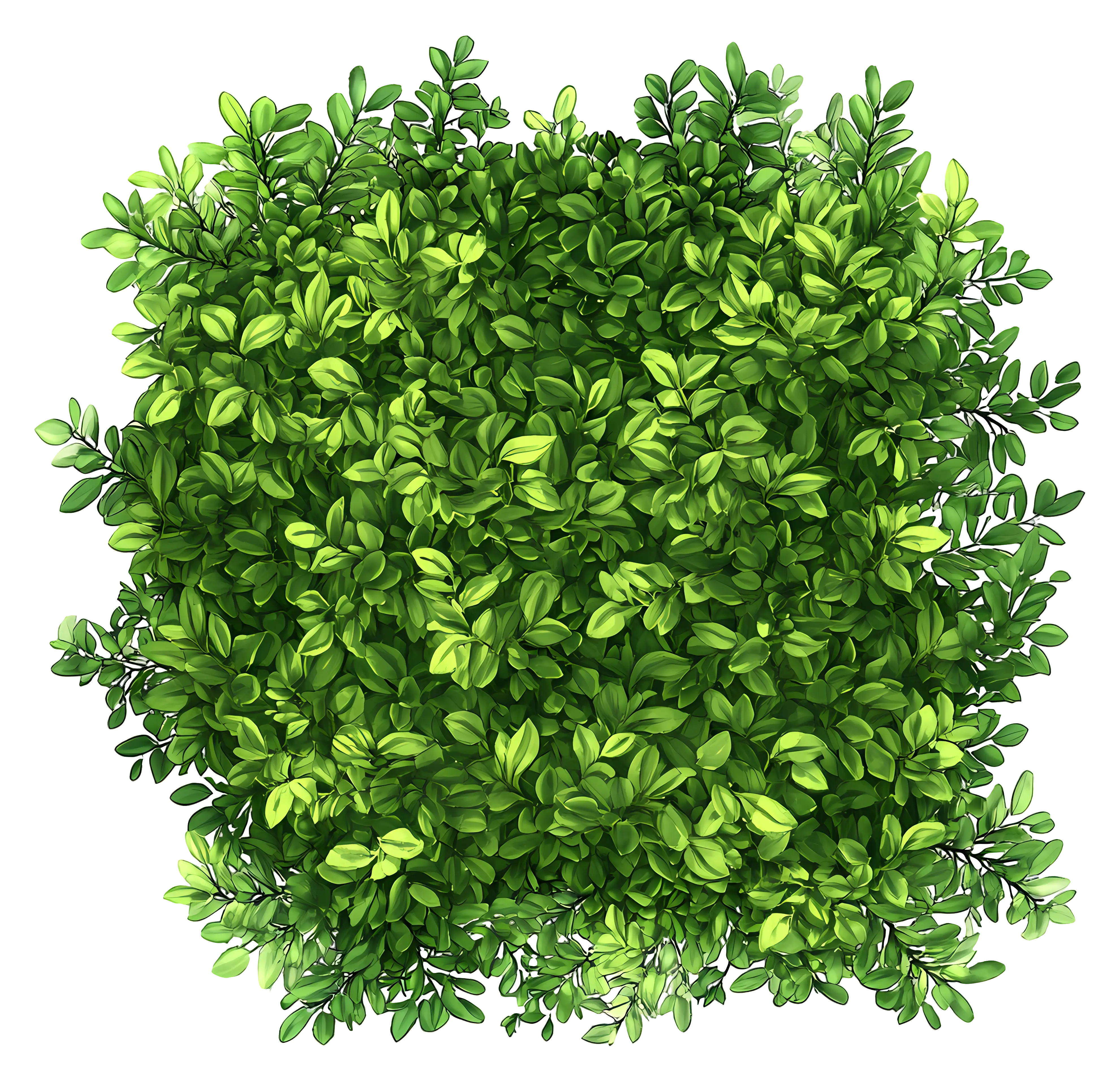 Green Bush in Nature