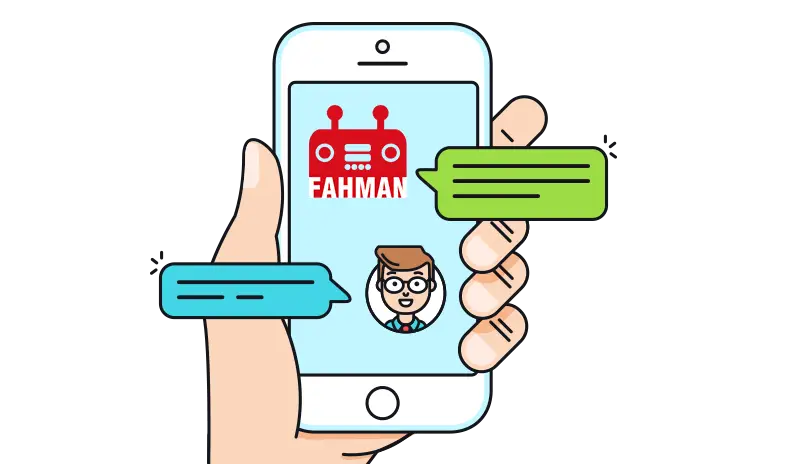 Smartphone with Chat Application