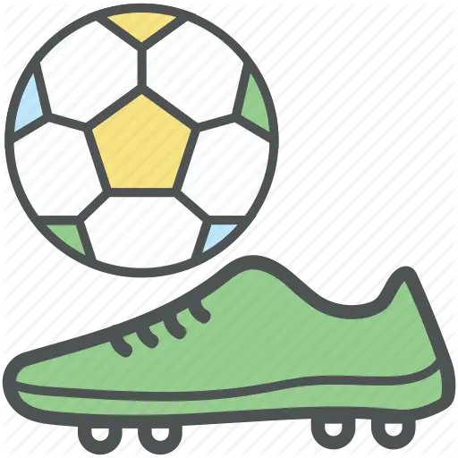Soccer Shoe with Ball