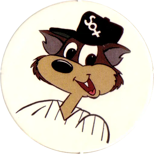 Smiling Cartoon Wolf Mascot